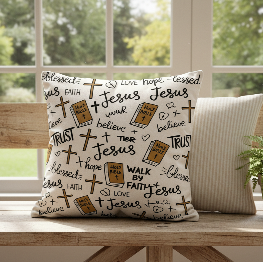 Peaceful Faithful WJ0403005CL Pillow Case