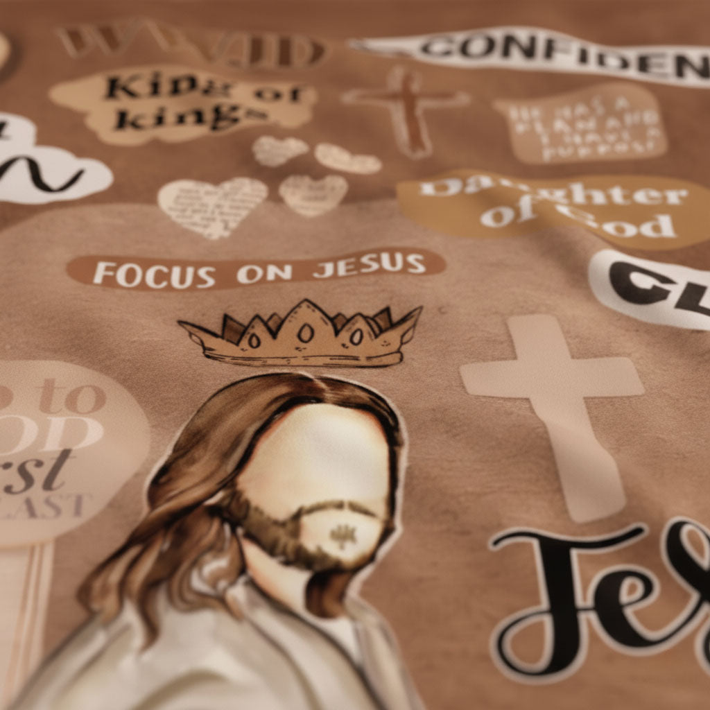 Faith In Jesus WN0203001CL Fleece Blanket