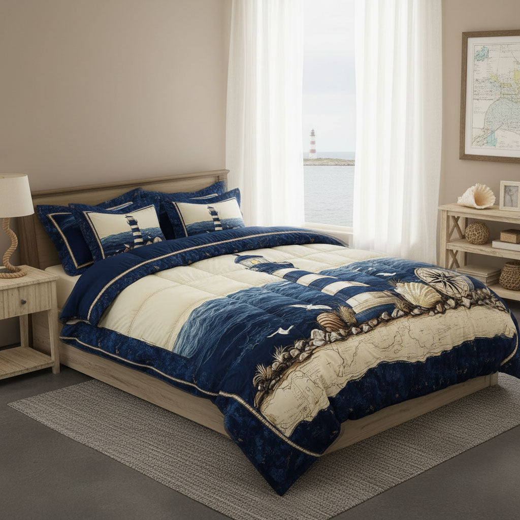 Coastal Lighthouse WN0703001CL Duvet Cover Set
