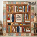Personalized A Lifetime of Lessons on Every Shelf XR0304005CL Quilt Blanket
