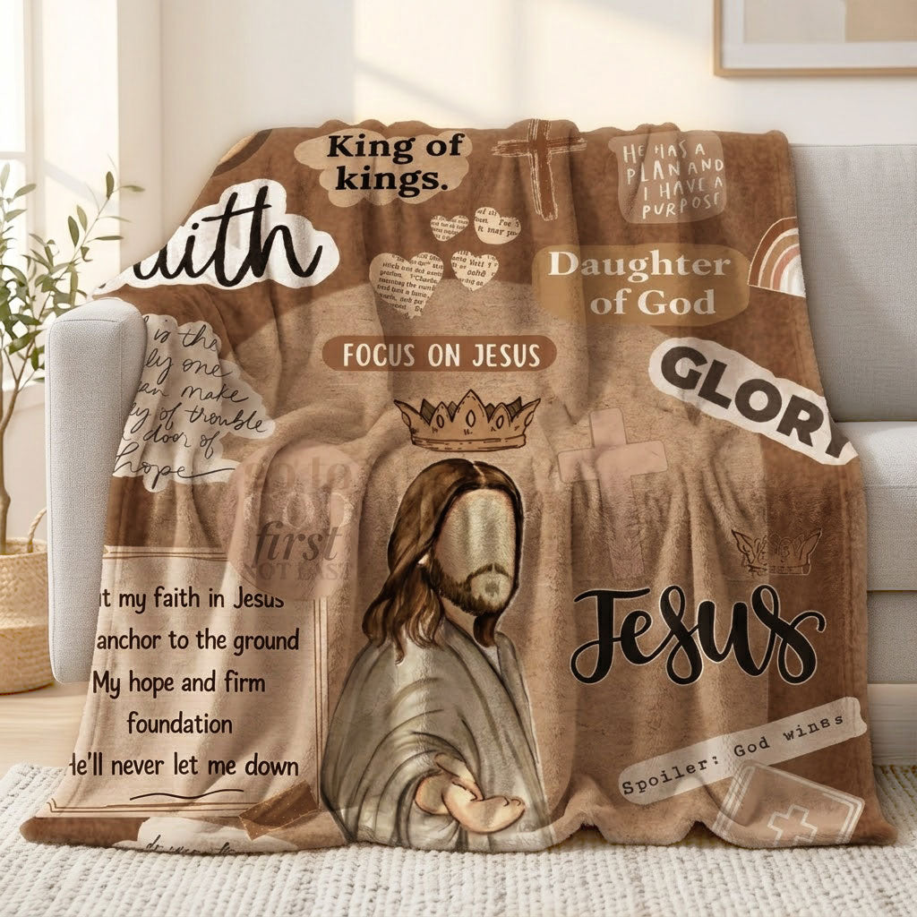 Faith In Jesus WN0203001CL Fleece Blanket