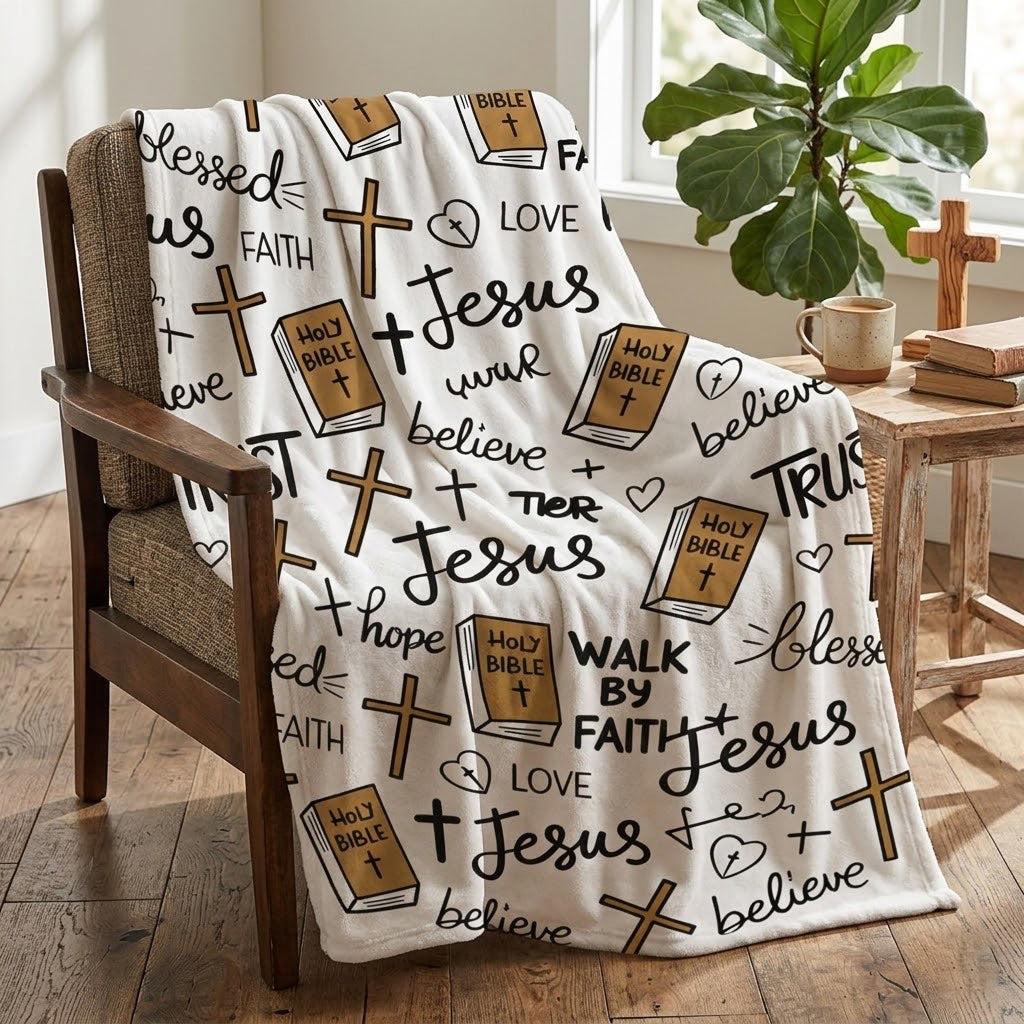 Peaceful Faith WJ2502001CL Fleece Blanket