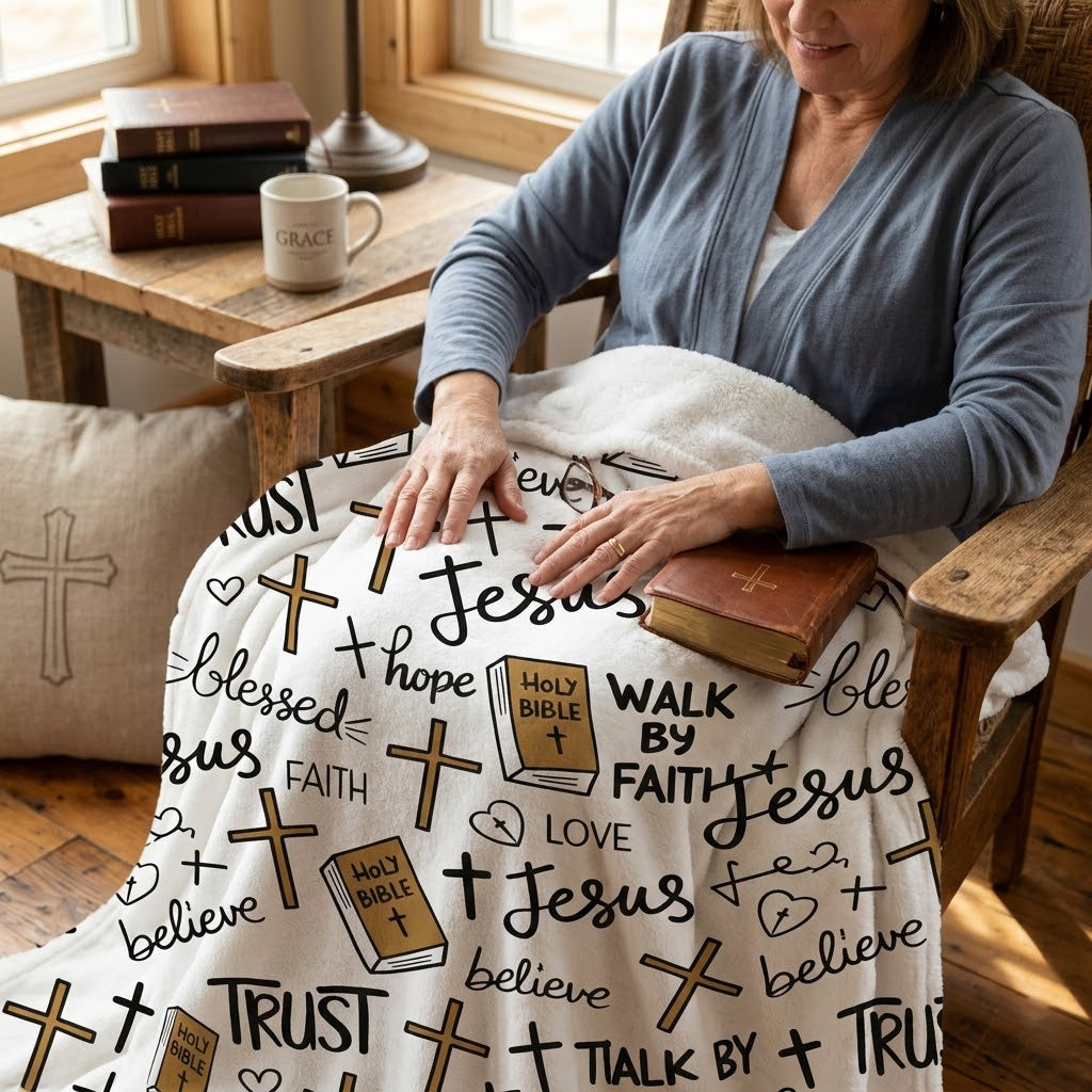Peaceful Faith WJ2502001CL Fleece Blanket