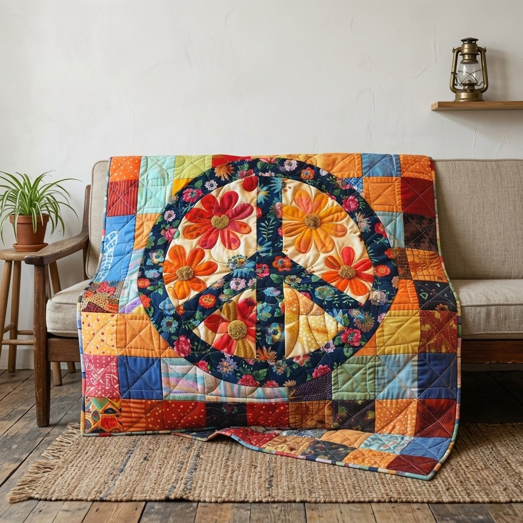 Hippie Patchwork WJ1603001CL Quilt Blanket