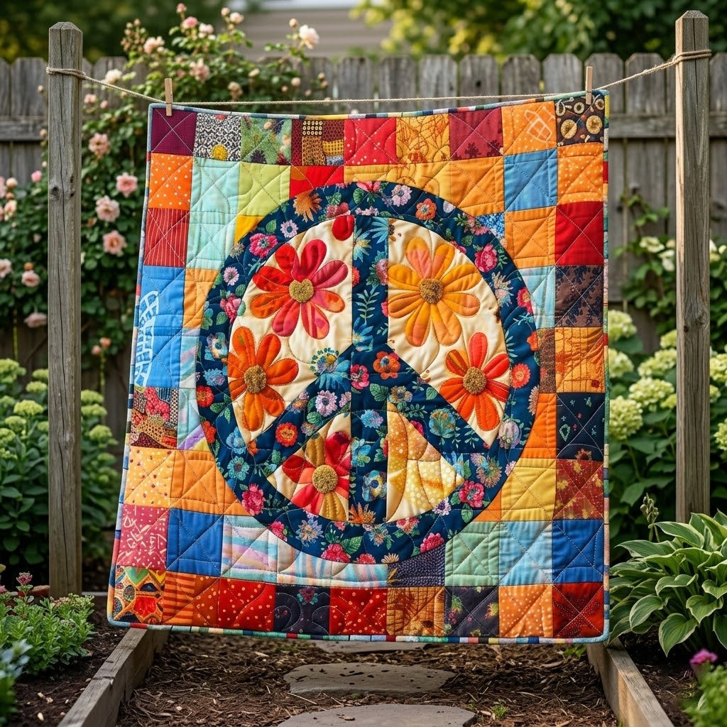 Hippie Patchwork WJ1603001CL Quilt Blanket