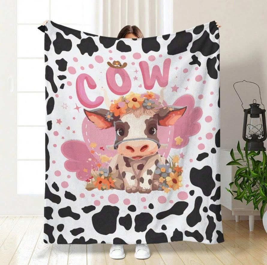 Cute Cow CP2702001CL Fleece Blanket